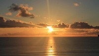 Sunset cantik di Sangihe