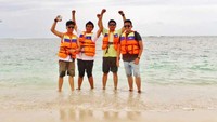 Bersiap snorkeling di Pulau Tikus (Aditya Ramadhan/dtraveler)