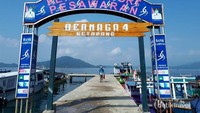 Pesawaran Port tempat naik turun ke kapal bermotor
