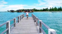 Salah satu dermaga di Pulau Bokori