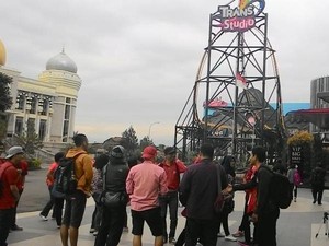 Putaran Dahsyat Wahana Vertigo di Trans Studio Bandung