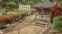 Pintu masuk ke Curug Putri Pelangi