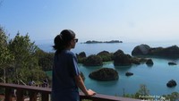 Spot mendunia, menikmati keindahan pulau Pianemo