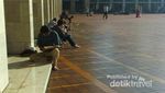 Ramainya Pengunjung Masjid Istiqlal yang Berburu Gerhana