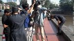 Ramainya Pengunjung Masjid Istiqlal yang Berburu Gerhana