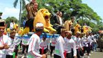 Ratusan Singa Menari di Alun-alun Kota Subang