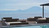 Megahnya Gunung Agung dapat terlihat dari tiap sudut Adiwana Warnakali.