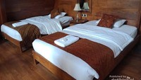 Kamar tidur Balkondes Saka Pitu