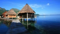 Resort yang berdiri di atas air laut (yulihana-sciencetwo-duablas.blogspot.com)