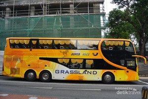 Road Trip Malaysia-Singapura Naik Bus Tingkat