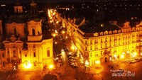 Suasana malam Kota Praha