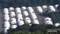 View Rumah Dome dari atas bukit