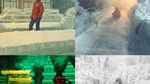 Saat Bekasi Diguyur Salju Seperti di Eropa