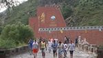 Saat Tembok Besar China Menyala