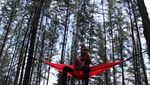 Santai Dulu Pakai Hammock di Pantai Lhoknga, Aceh