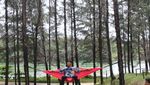 Santai Dulu Pakai Hammock di Pantai Lhoknga, Aceh