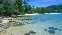 Pelataran Pulau Gaya yang cantik (Sumber: cheapticketstojamaica.org)