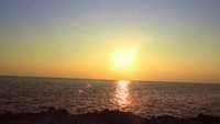 Sunset dahsyat di Pantai Lemo-lemo