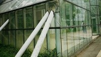 Rumah kaca ini bangunan yang ikonik dari taman menteng yang ciamik ini.