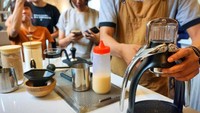 Proses pembuatan jamu yang sama dengan kopi.