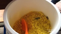 Nasi kuning hangat
