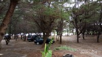 Lahan parkir mobil yang luas