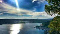 Pemandangan Sawai dari atas bukit