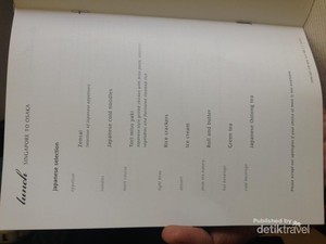 Sebelum Sampai, Cicip Menu Jepang Dahulu di Pesawat