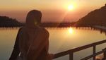 Sederhana Namun Menawan, Inilah Sunset Embung Nglanggeran
