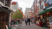 Chinatown kota Kobe, ramai dengan restoran dan kedai-kedai
