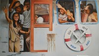 Lukisan ini tanda ditutupnya Galang Refugee Camp