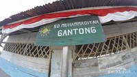 Papan nama sekolah SD Muhammadiyah