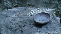 Bekas tempat sesaji di kahyangan