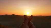 Sunrise cantik di Bukit Panguk, Yogyakarta