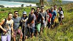 Senja Merah Merona dari Desa Sawarna