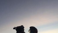 Langit Gunung Bromo setelah sunrise