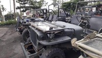 Jeep yang digunakan untuk Lava Tour Merapi