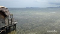 Villa menghadap barat
