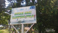 Plang Rumah Adat Kampung Pulo