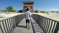 Dermaga pulau yang sangat instagrammable