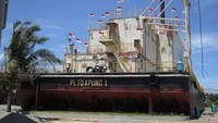 Kapal PLTD Apung yang ikut terseret waktu Tsunami 2004