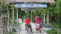 Keliling pulau dengan sepeda