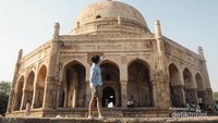 Salah satu mesjid berasitektur barat di New Delhi