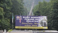 Jalur kereta ke puncak Penang Hill (Avi/detikBandung)
