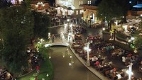 Night view from above (chocolate ville)