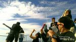 Serunya Aktivitas Melihat Gerhana Matahari di Atas Kapal Bakamla