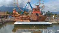 Salah satu wahana di Saloka Park.
