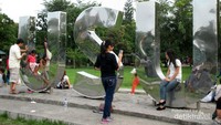 Tulisan USU yang menjadi spot foto