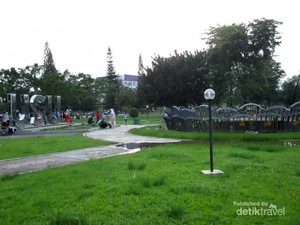 Serunya Main & Kasih Makan Rusa di Taman Kampus USU