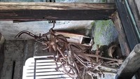 Sisa kerangka motor
